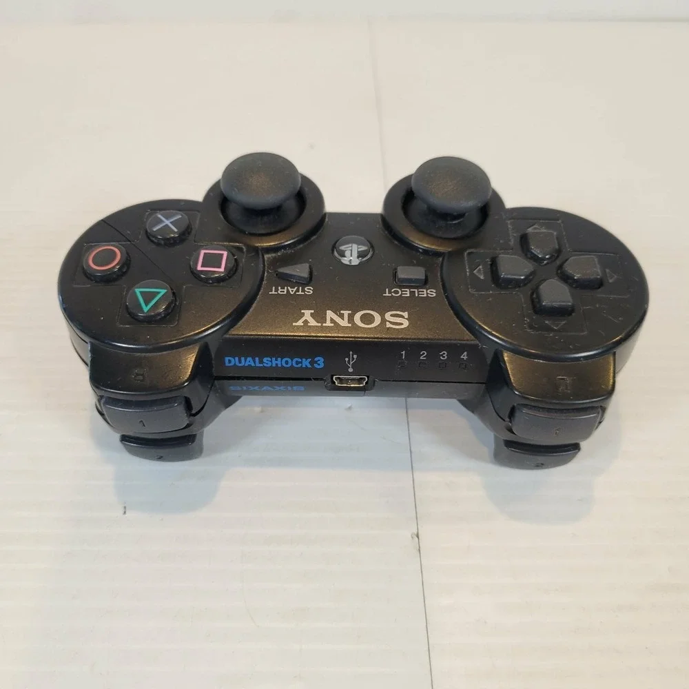 Sony PS3 DualShock 3 Wireless Controller Black OEM‎ Tested